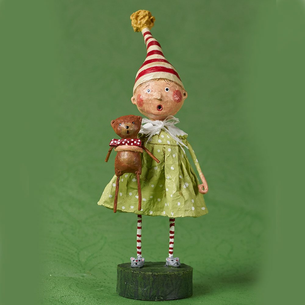 Santa/'s Sleigh Ride Lori Mitchell Christmas Figurine NIB Free Shipping