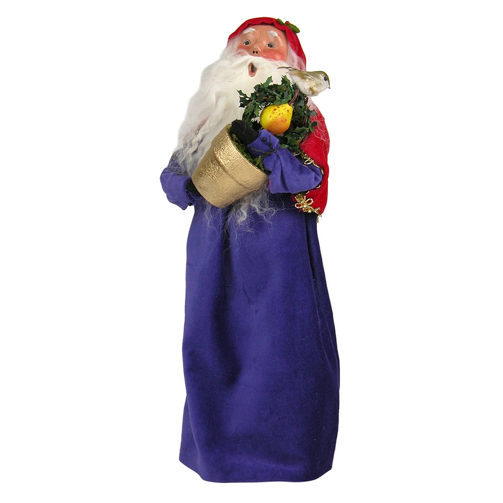731 - Wooden Duck Shoppe Byers Choice - Partridge in a Pear Tree Santa