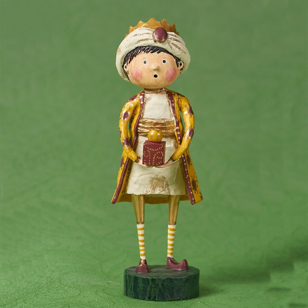 11012-ESC-Winter-2017-032100453 - Wooden Duck Shoppe Lori Mitchell Figurine - Wee Wise Man Figurine - Wooden Duck Shoppe