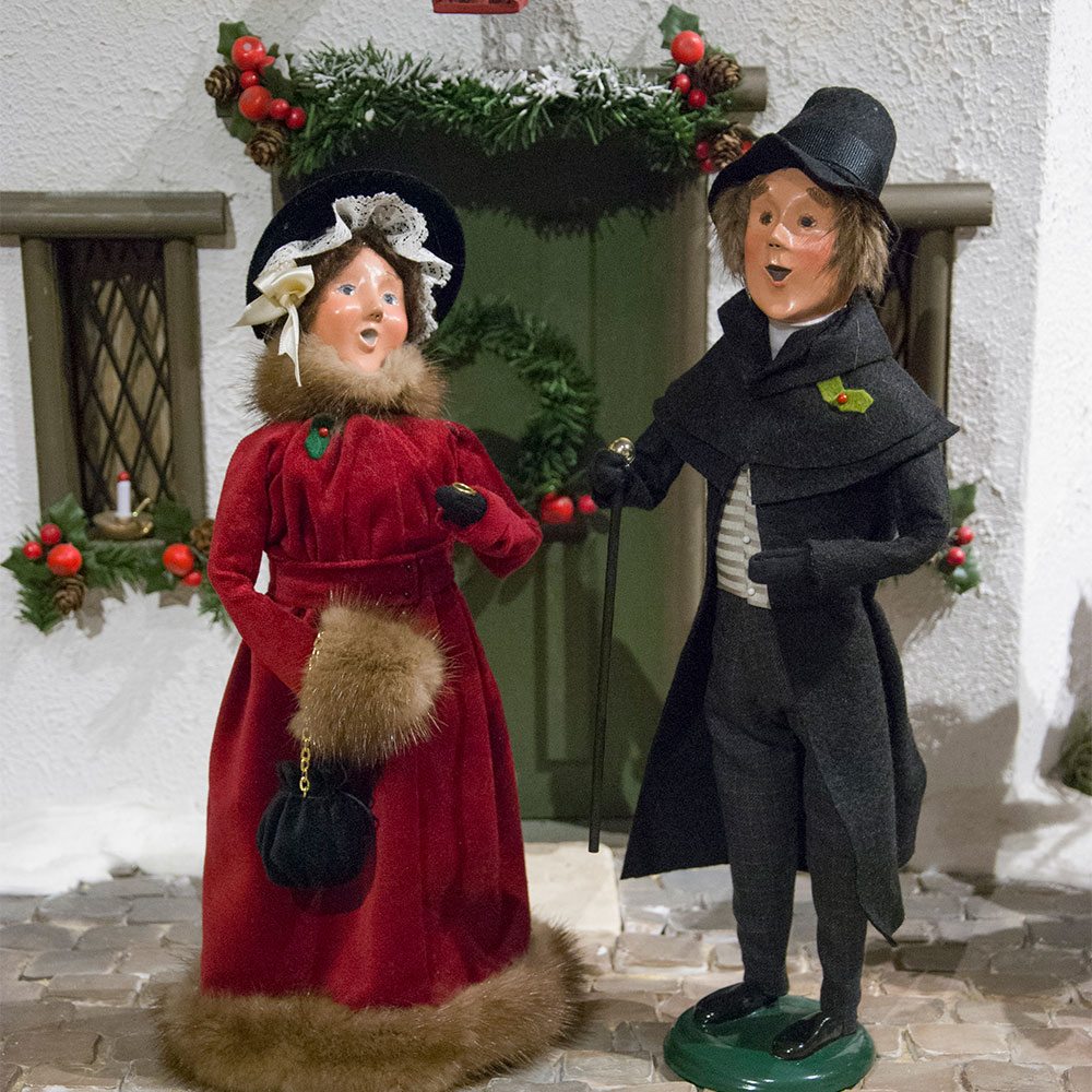 Byers' Choice Young Scrooge and Belle - Wooden Duck Shoppe