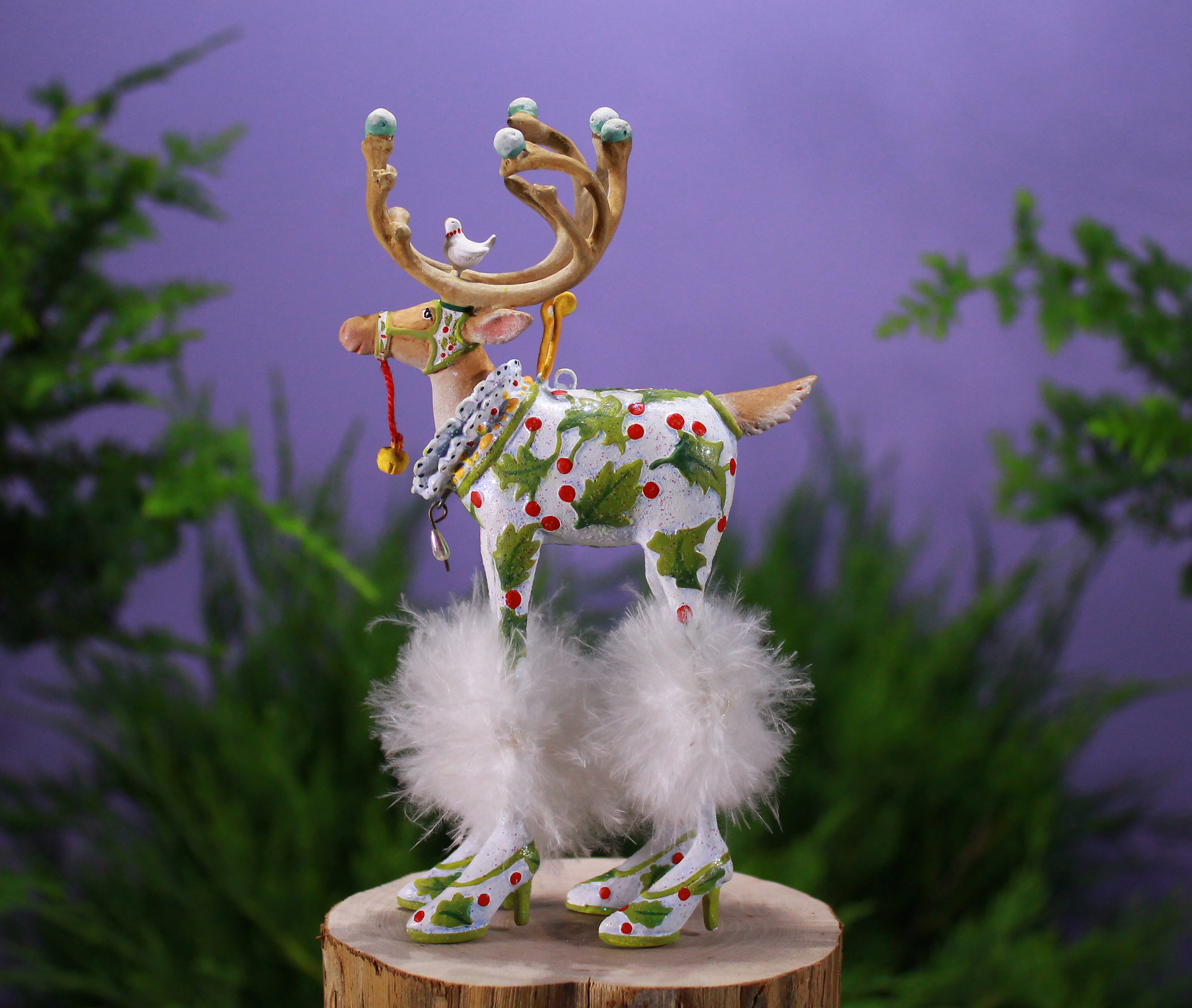 08-30239 Dashaway Vixen Orn - Wooden Duck Shoppe