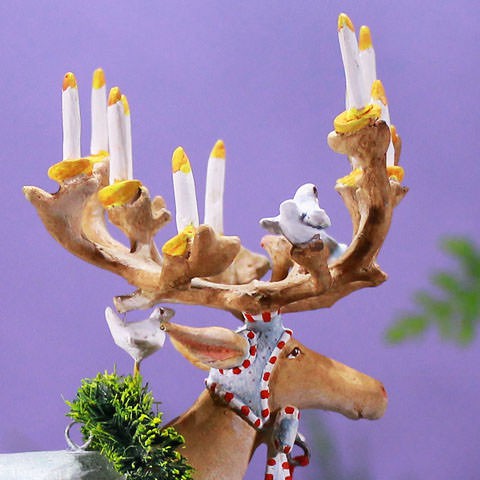 dashaway_dasher_orn_cu_of_antlers_doves - Wooden Duck Shoppe
